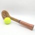 Functional Wooden Tennis Pointer Racket Tennis Spoon Trainer Racket Practice Tools Khaki