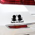 Funny Car Stickers Baby On Board Auto Decor Sticker Warning Safety Car Styling Decals colorful