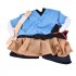 Funny Cat Dog Costume Uniform Suit Clothes Puppy Dressing Up Suit Party Cosplay Clothes S