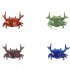 Funny Cute Crab Pen Holder Weightlifting Crabs Penholder Bracket Storage Rack blue