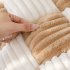 Funny Fuzzy Couch Cover Cream Coloured Plaid Magic Sofa Protective Cover Anti Slip Pet Mat Bed Dark Coffee 70x180cm