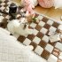 Funny Fuzzy Couch Cover Cream Coloured Plaid Magic Sofa Protective Cover Anti Slip Pet Mat Bed Dark Coffee 70x180cm
