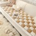 Funny Fuzzy Couch Cover Cream Coloured Plaid Magic Sofa Protective Cover Anti Slip Pet Mat Bed Black 70x210cm