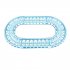 Funny Interactive Roller Ball Track Toy for Pet Hamsters Sports blue 4 pcs