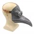 Funny Medieval Steampunk Plague Doctor Bird Mask Latex Cosplay Masks Beak Halloween Cosplay Props For Party black