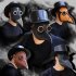 Funny Medieval Steampunk Plague Doctor Bird Mask Latex Cosplay Masks Beak Halloween Cosplay Props For Party black