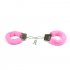 Furry Soft Metal Handcuffs Couple Chastity Sex Toys Role playing Erotic Products Adult Games SM Bondage Handcuffs  Silver leopard print
