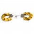 Furry Soft Metal Handcuffs Couple Chastity Sex Toys Role playing Erotic Products Adult Games SM Bondage Handcuffs  Silver leopard print