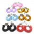 Furry Soft Metal Handcuffs Couple Chastity Sex Toys Role playing Erotic Products Adult Games SM Bondage Handcuffs  red