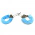 Furry Soft Metal Handcuffs Couple Chastity Sex Toys Role playing Erotic Products Adult Games SM Bondage Handcuffs  Silver leopard print