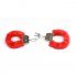Furry Soft Metal Handcuffs Couple Chastity Sex Toys Role playing Erotic Products Adult Games SM Bondage Handcuffs  Silver leopard print