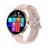 Fw07 Smart Watch Bluetooth Call Offline Payment Voice Assistant Full Touch Screen Sports Smartwatch Gold Pink