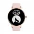 Fw07 Smart Watch Bluetooth Call Offline Payment Voice Assistant Full Touch Screen Sports Smartwatch Gold Pink