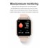 Fw12 Smart Watch 1 85 Inch Bluetooth Call Fitness Tracker Smartwatch with Heart Rate Blood Pressure Monitor Pink
