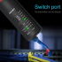Fwt8x Network Cable  Tracker Detecteur Rj11 45 Lan Ethernet Phone Wire Tester Finder Telecom Tool Electrified Work 60v black