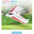 Fx601 Remote Control Fighter Jet 2 4g Wireless Fixed Wing Foam Glider Rc Aircraft Toys Red