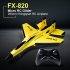 Fx820 2 4g Remote Control Fighter Su35 Fixed wing Glider Foam Aircraft Electric Aircraft Toys Red