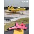 Fx820 2 4g Remote Control Fighter Su35 Fixed wing Glider Foam Aircraft Electric Aircraft Toys Yellow