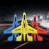 Fx820 2 4g Remote Control Fighter Su35 Fixed wing Glider Foam Aircraft Electric Aircraft Toys Blue