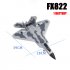Fx822 Remote Control Aircraft F22 Fighter Jet Fixed Wing Glider Children Foam Plane Model Toys Camouflage