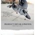 Fx822 Remote Control Aircraft F22 Fighter Jet Fixed Wing Glider Children Foam Plane Model Toys Camouflage
