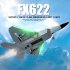 Fx822 Remote Control Aircraft F22 Fighter Jet Fixed Wing Glider Children Foam Plane Model Toys Camouflage