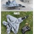 Fx822 Remote Control Aircraft F22 Fighter Jet Fixed Wing Glider Children Foam Plane Model Toys Camouflage