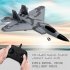 Fx822 Remote Control Aircraft F22 Fighter Jet Fixed Wing Glider Children Foam Plane Model Toys Camouflage