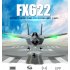 Fx822 Remote Control Aircraft F22 Fighter Jet Fixed Wing Glider Children Foam Plane Model Toys Camouflage