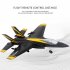 Fx935 Rc Airplane 2 4g 4ch F35 Fighter Epp Drone Remote Control Plane Electric Rc Aircraft Model Toys Black