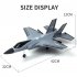 Fx935 Rc Airplane 2 4g 4ch F35 Fighter Epp Drone Remote Control Plane Electric Rc Aircraft Model Toys Black