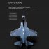 Fx935 Rc Airplane 2 4g 4ch F35 Fighter Epp Drone Remote Control Plane Electric Rc Aircraft Model Toys Black