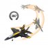 Fx935 Rc Airplane 2 4g 4ch F35 Fighter Epp Drone Remote Control Plane Electric Rc Aircraft Model Toys Black