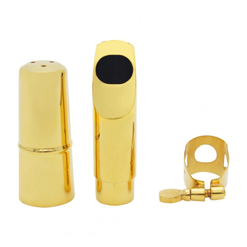 Metal Soprano Saxophone Mouthpiece Nozzle Musical Instruments Accessories(Carton) 7 mouth wind