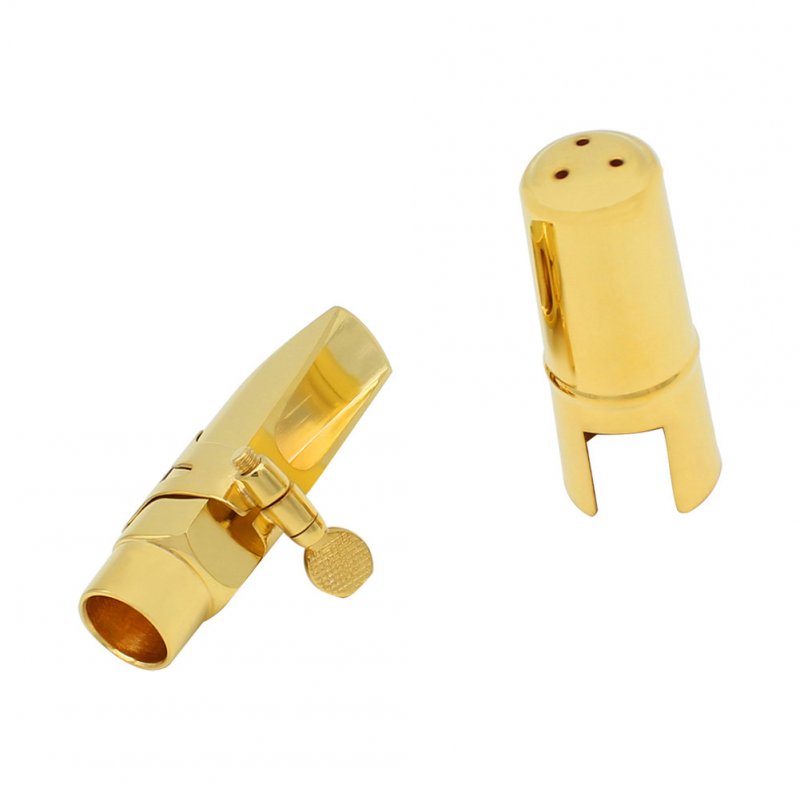 Metal Soprano Saxophone Mouthpiece Nozzle Musical Instruments Accessories(Carton) 7 mouth wind