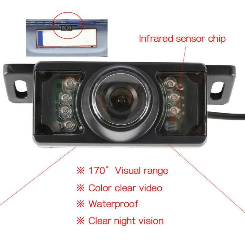 Universal Car Camera Waterproof External Parking Reversing Rear View Backup Camera 
