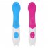 G Spot Dildo Rabbit Vibrator Dual Vibration Silicone Waterproof Vagina Clitoris Massager Sex Toys for Women blue