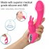 G Spot Vibrator Rabbit Dildo Vibrator Clitoris Stimulator Vibrator for Female Dildo Adult Sex Toys rose Red