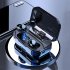 G02 TWS 5 0 Bluetooth 9D Stereo Earphone Wireless Earphones IPX7 Waterproof Earphones 3300mAh LED Smart Power Bank Case As shown