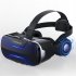G02ED Shinecon VR Glasses Headset Version Eye Protection 360 Panoramic Glasses Mobile Phone VR Glasses glasses 052 remote control