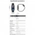 G08 Smart Watches NFC Waterproof Fitness Watch ECG Heart Rate Blood Oxygen Monitor With 1 47   Full Touch Screen Sports Smartwatch black