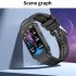 G08 Smart Watches NFC Waterproof Fitness Watch ECG Heart Rate Blood Oxygen Monitor With 1 47   Full Touch Screen Sports Smartwatch black