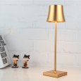 Led Table Lamp 5200mah Aluminum Alloy Living Room Eye Protective Usb Charging Bedside Reading Lamp gold