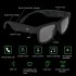 G1 Bone Conduction Music Playing Headset Polarized Glasses Sunglasses Red frame red lens