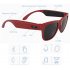 G1 Glasses Bone Conduction Headphone Ear Carer Touch Panel Filter UV Ray  Sunglasses Bluetooth 4 0 Headset  red
