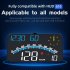 G10 Hud Gps Head Up Display Speedometer Overspeed Led Monitor Windscreen Projector With Overspeed Alarm Digital Clock green light