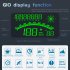 G10 Hud Gps Head Up Display Speedometer Overspeed Led Monitor Windscreen Projector With Overspeed Alarm Digital Clock green light
