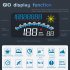 G10 Hud Gps Head Up Display Speedometer Overspeed Led Monitor Windscreen Projector With Overspeed Alarm Digital Clock green light
