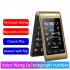 G10 c Dual display Dual sim Cellphone 1800mah Large Battery Flip Mobile Phone With Big Voice Loudspeaker Tarnish Color