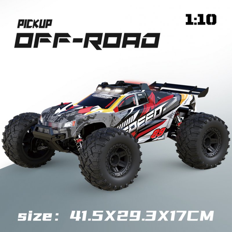 G105 1:10 Scale RC Car 2.4ghz 4wd 46km/h+ High-speed Big Wheel RC Car